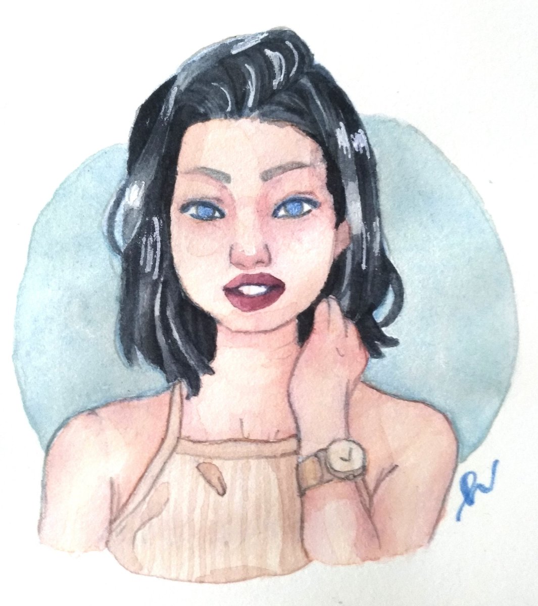 let me startIm Therese and watercolors make me feel alive (sorry havent done anything new oof her are my old works)
