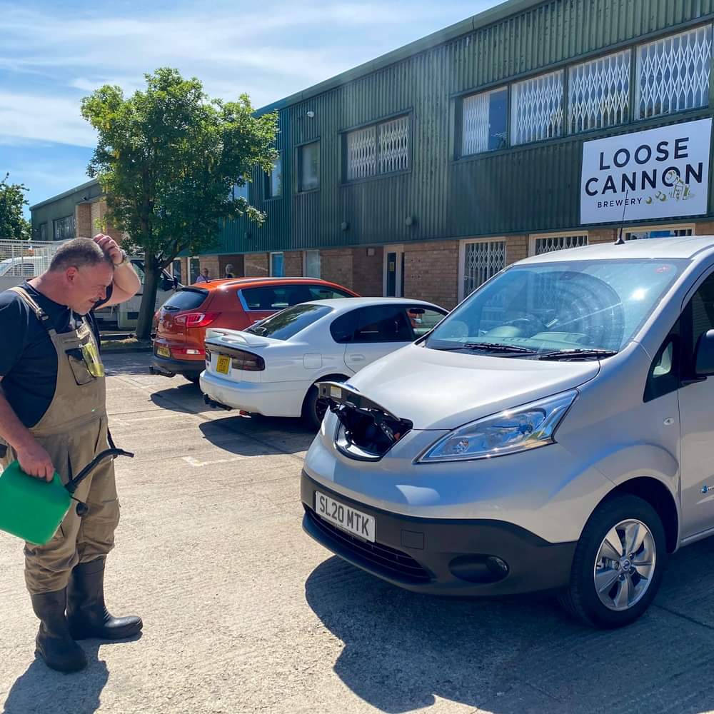 Taking home delivery to the next level with zero emissions! Our new electric van. Some in the team may need a bit of training how it works