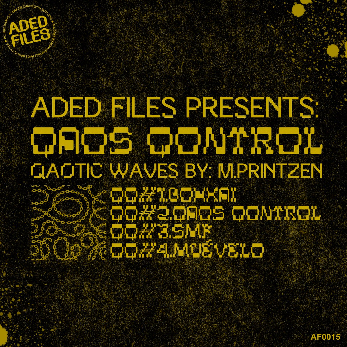 Printzen's tweet image. Hoy se estrena mi nuevo material &apos;Qaos Qontrol&apos; con la fam de @AdedFiles ✨✨✨
Alldayeveryday.bandcamp.com