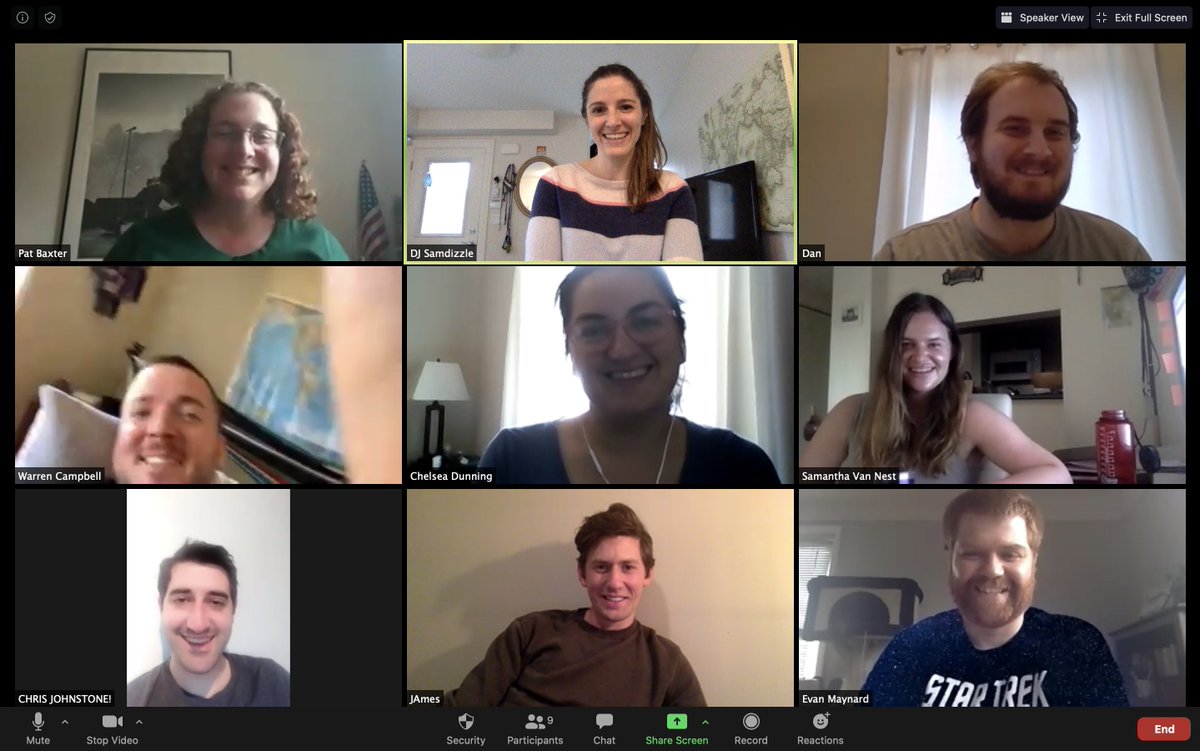 theleftcoastsam's tweet photo. Had a @uvic #MedPhys alumni Zoomunion with @WarrenG1983 @GOEVANGO_ @Samus_VN @jmdroberts @PatBaxter20 and some other beauties. 6/5, would recommend. @PHASTatUVIC #SocialDistancing #fourtimezones #coasttocoast https://t.co/a5r4xcKTAX