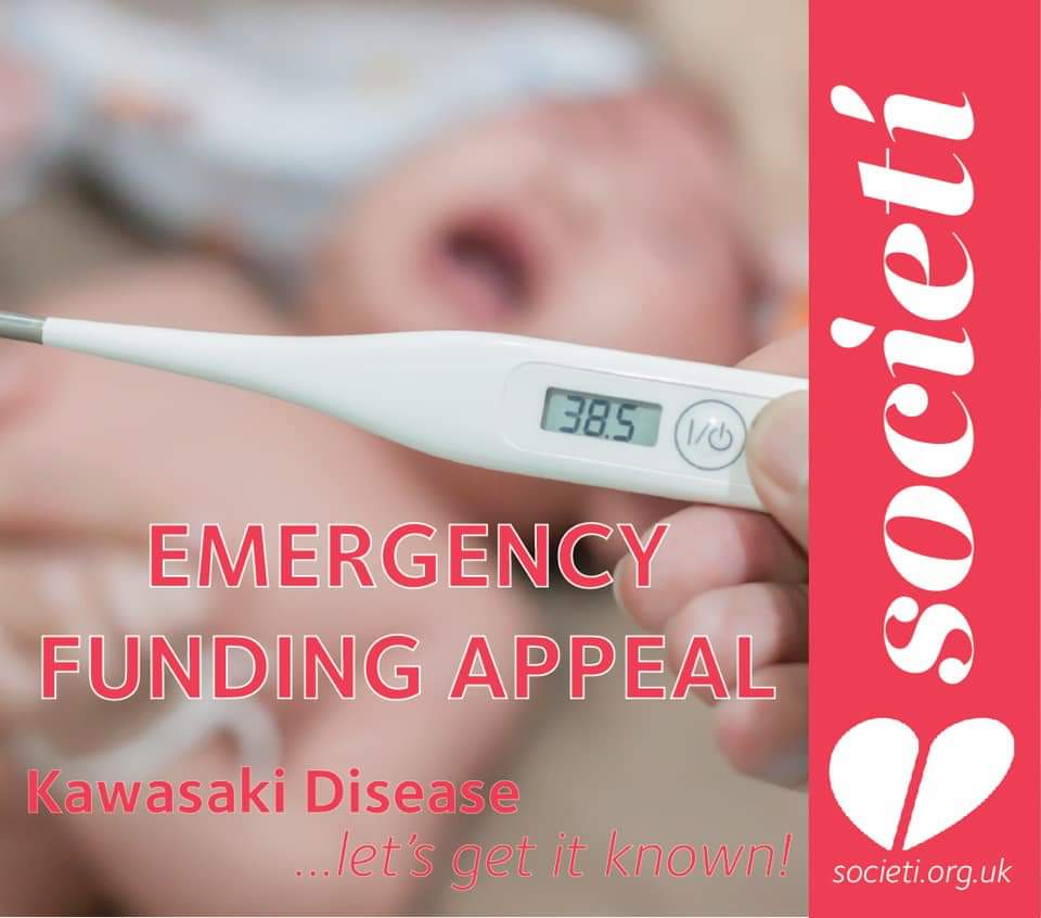 Societi have been our Presidents Charity for the last year. They need help more than ever right now with #KawasakiDisease hitting the headlines. Pop over to their Facebook for more info facebook.com/13328213634194…  Pls RT #raisingawareness #CharityTuesday