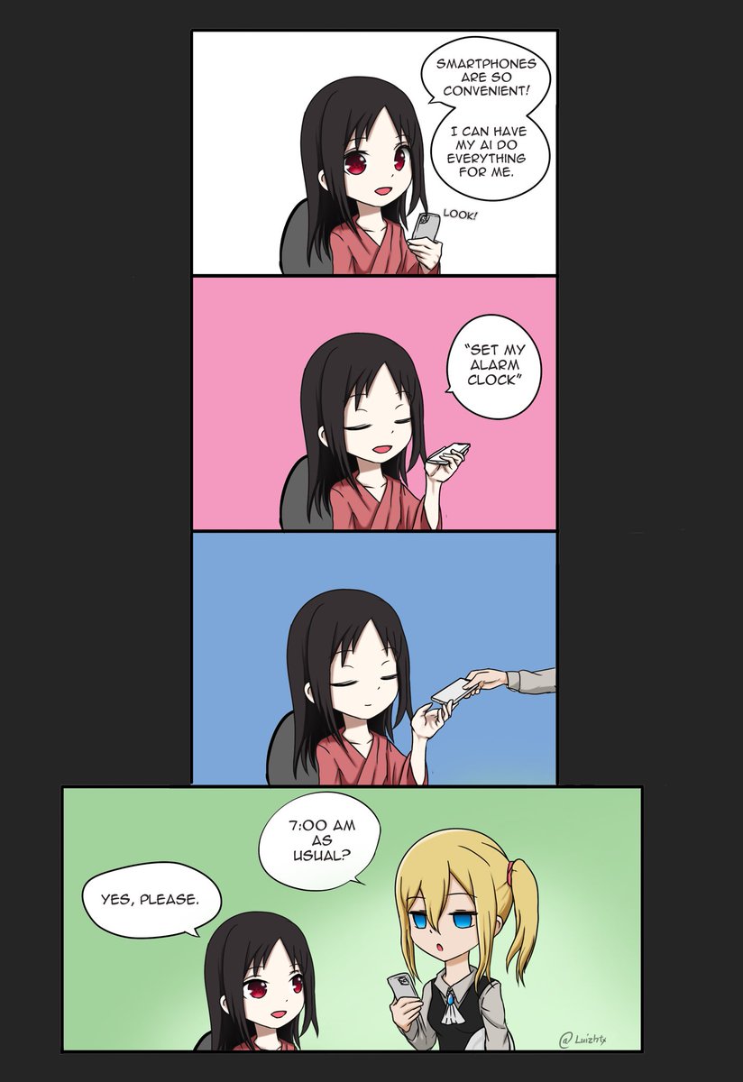 Kaguya-sama wants assistance 

#かぐや様 #kaguyasama 