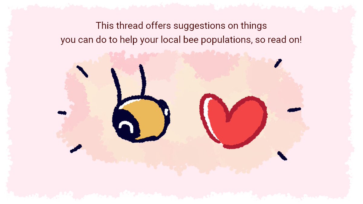 The following thread is the final part of my 2019-2020 economics project, and is meant to educate individuals on what they can do to help the declining bee populations.