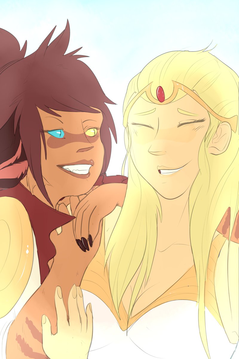 thatjavahog's tweet photo. A beautiful dream~🥰 #catradora #cadora #sheraspoilers #shera https://t.co/EqfZeDRWWK