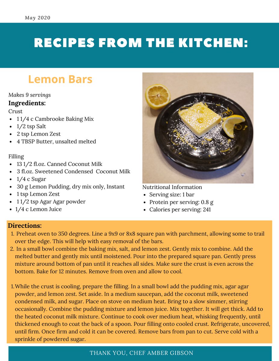 HCUAmerica's tweet photo. It's #TastyTuesday ! Planning your #MemorialDay #Picnic? Why add these delicious lemon bars to your menu!
#LowProBites #DietForLife #LowProteinLiving #LowProtein #HopeConnectsUs #Homocystinuria #HCUAwareness #PKU #MSUD #MMA #PA #HCU #IVA #GA1 https://t.co/yndyRHTiYX