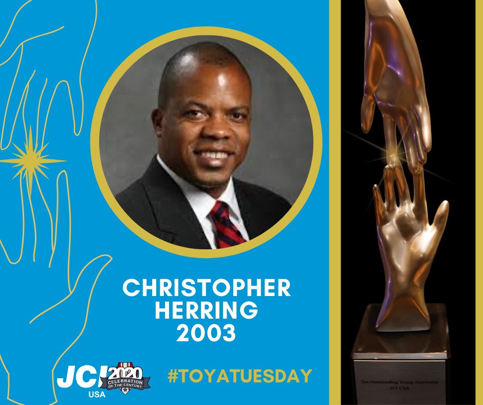 Today is #TOYATuesday and we look back at one of our past honorees from the Class of 2003, Retired US Air Force Officer Christopher C. Herring.