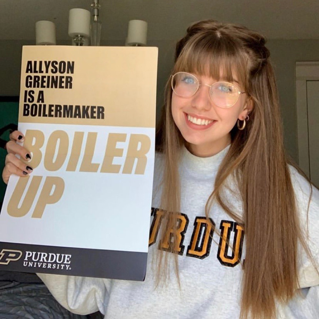 LifeAtPurdue's tweet photo. We’re celebrating these newly admitted students, who already showcase #PurdueRespect with their persistent pursuit of their #NextGiantLeap. Tag #OnlyPurdue for a chance to be featured. https://t.co/YAboA0ONfF