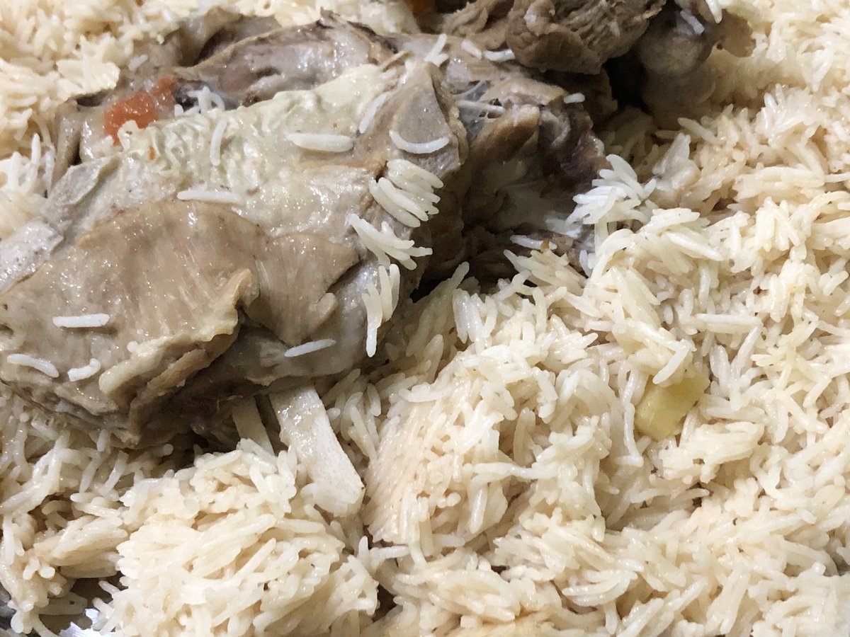 Katsu curry ramen, beef kabsa, potato stew and tandoori chicken 