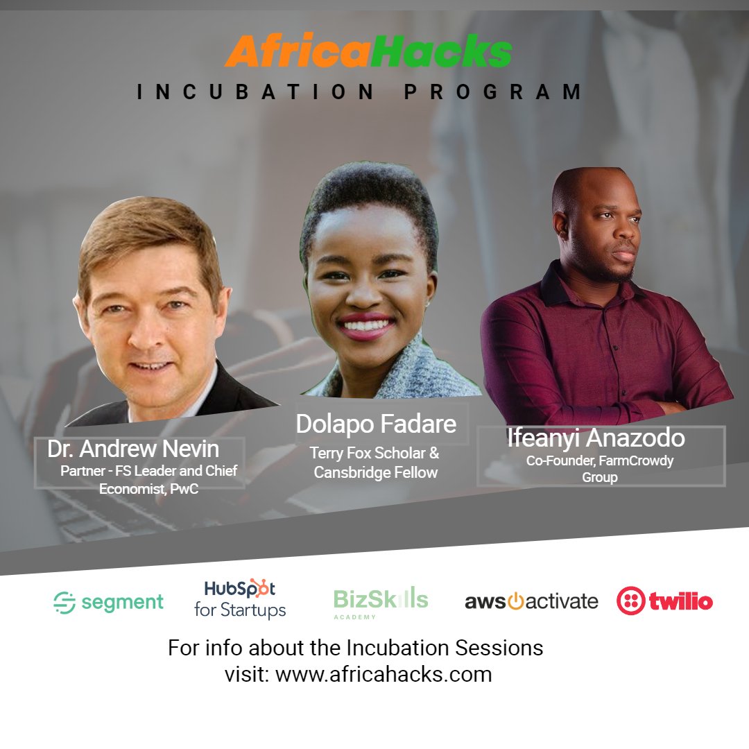 afri_hacks's tweet photo. Over the past weekend, we had @nevinomics
@IfeanyiAnazodo and @DolapoFadare join us for one of the #AfricaHacks Incubation Program sessions. And it was worth the visit.

A thread.. https://t.co/cjTqH9y4Yy