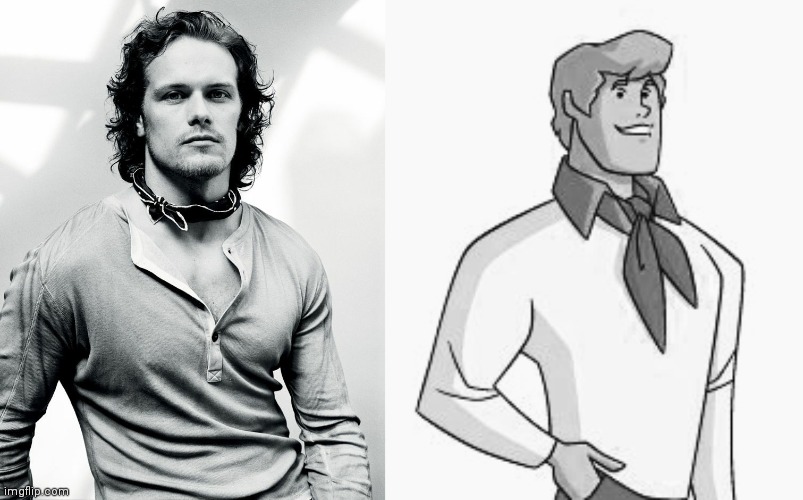 Loved Scooby-Doo #SamHeughan  #Droughtlander