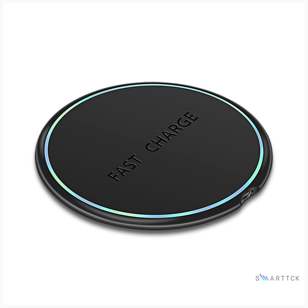 smarttck's tweet photo. LED Breathing Light Wireless Charger Fast Wireless Charging Pad For iPhone X XS 8 Samsung Xiaomi 
Buy here https://t.co/EuLu51Wupg https://t.co/kpnrPVWfjf