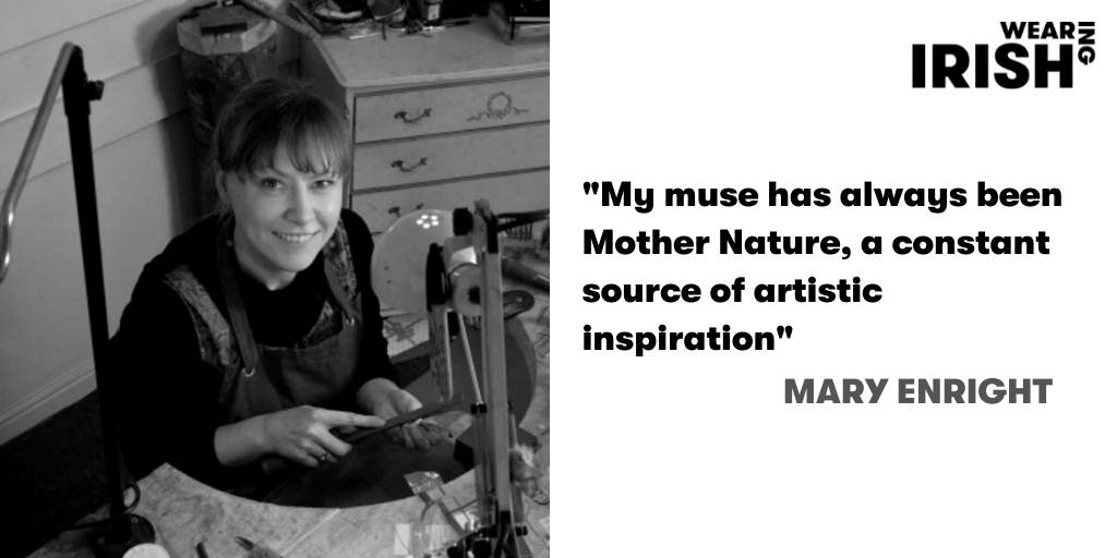 Head over to the #WearingIrish blog where <a href="/ME_MaryEnright/">Mary</a> talks about how growing up on the west coast of Ireland has always influenced her work. Read more here wearingirish.com/2019/06/04/mee…
<a href="/MargaretMolloy/">Margaret Molloy</a>