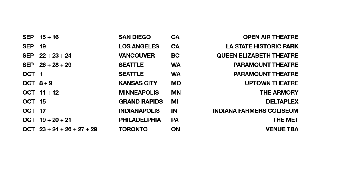 nineinchnails's tweet photo. The what-could-have-been dates are below &amp; we had some merch for that tour in production that we’re putting in the store w/ all of NIN’s profits going to local food banks in the cities we were going to play. (4/7) https://t.co/Hstqia3QrO https://t.co/TuOwJ4M3xu