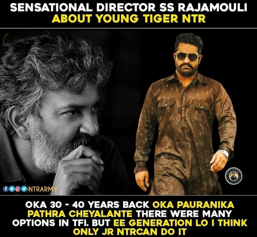 ragaleena9's tweet photo. @ssrajamouli Garu about @tarak9999 Annaaa

#HappyBirthdayNTR 
#HappyBirthdayNTR https://t.co/bqvkNXkVw6