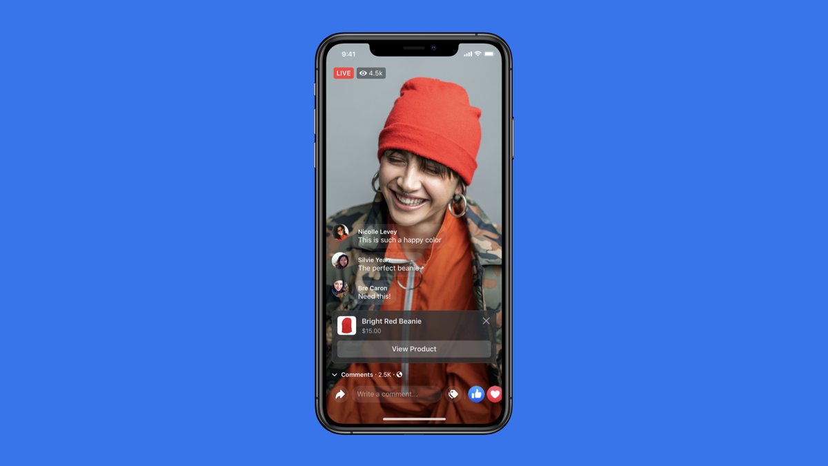 Soon, you'll also be able to shop for products from sellers, brands and creators directly on  @facebookapp and  @instagram Live