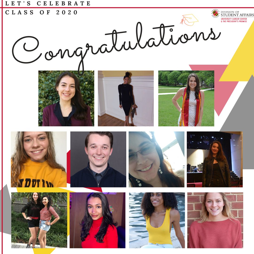 UMDCareerCenter's tweet photo. ConGRADulations! We are so proud of the Class of 2020, especially our ga's & student employees!๐ฉ๐ฝโ๐๐จโ๐โ
โ
Although not all of our graduates are pictured, every one of you has contributed to the Centerโs success.โ We are so grateful for the time you spent with us! #Careertheturtle https://t.co/ljCFqsOpKf