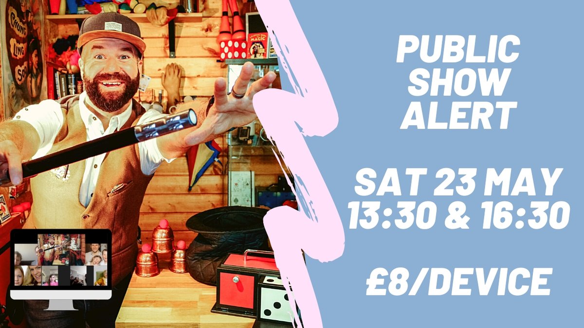 matthewjmagic's tweet photo. Little Bro's got some public shows for the kids (and you'll probably love it too for that matter). Tickets are just £8 for the whole household and you can get them here:

https://t.co/dYNggprE4T

#Magic #lockdown2020 #lockdownentertainment #onlineshow #Magician https://t.co/ImfzLEBRjp