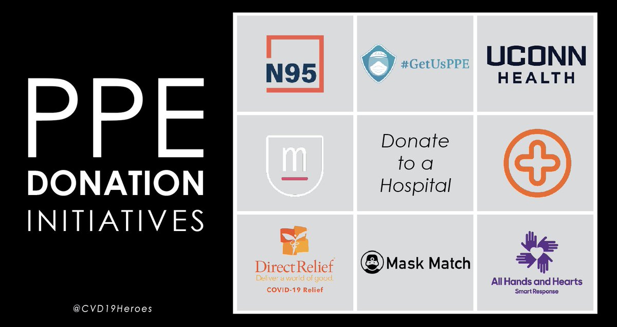CVD19Heroes's tweet image. Healthcare workers should not have to reuse single-use PPE. Support these PPE Donation Initiatives so they don't need to resort to such desperate measures! @projectn95 @getusppe @uconnhealth @MasksForDocs @DonatePPE @DirectRelief @MaskMatch @AllHandsHearts