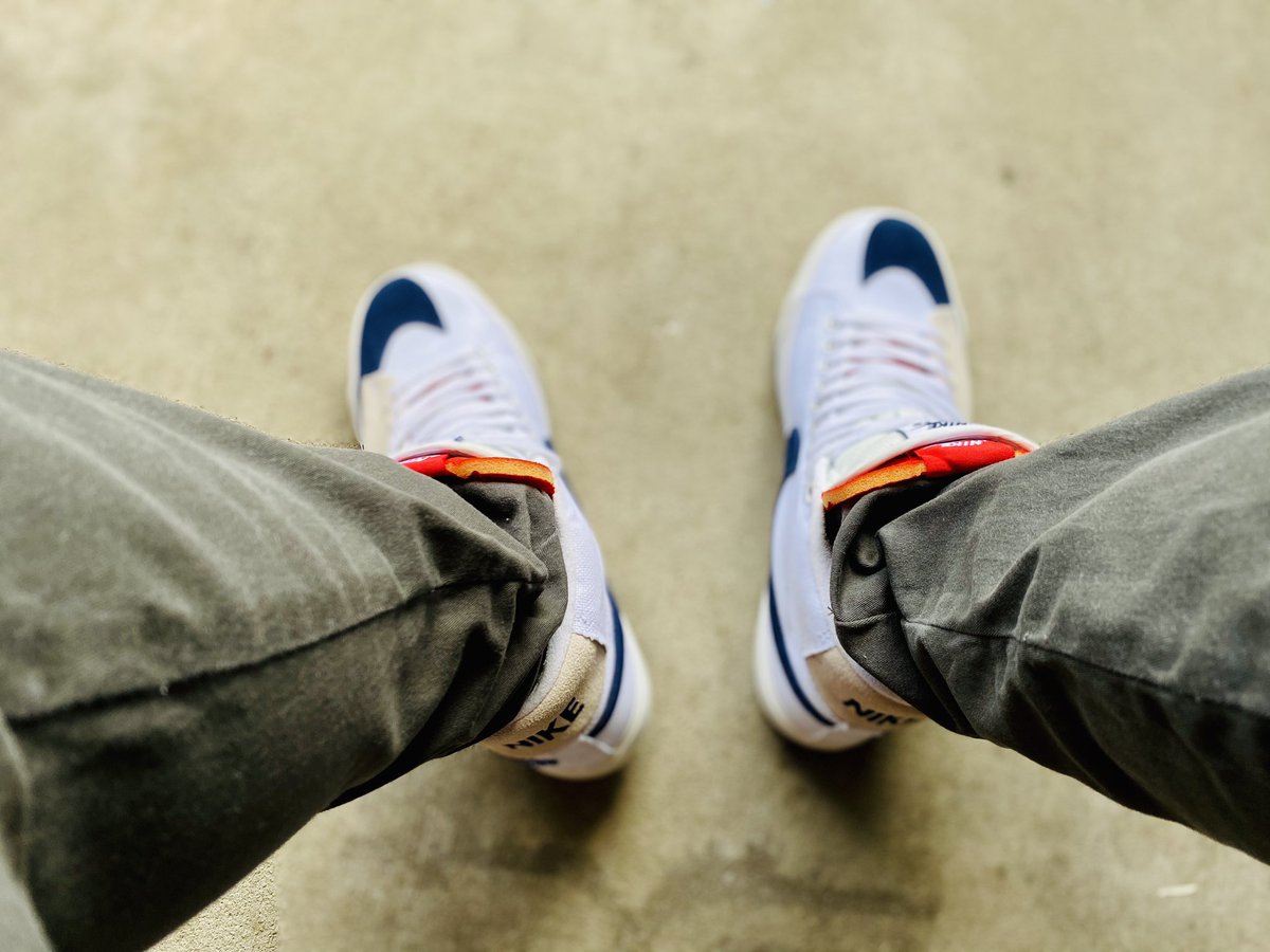 nike sb blazer mid on feet