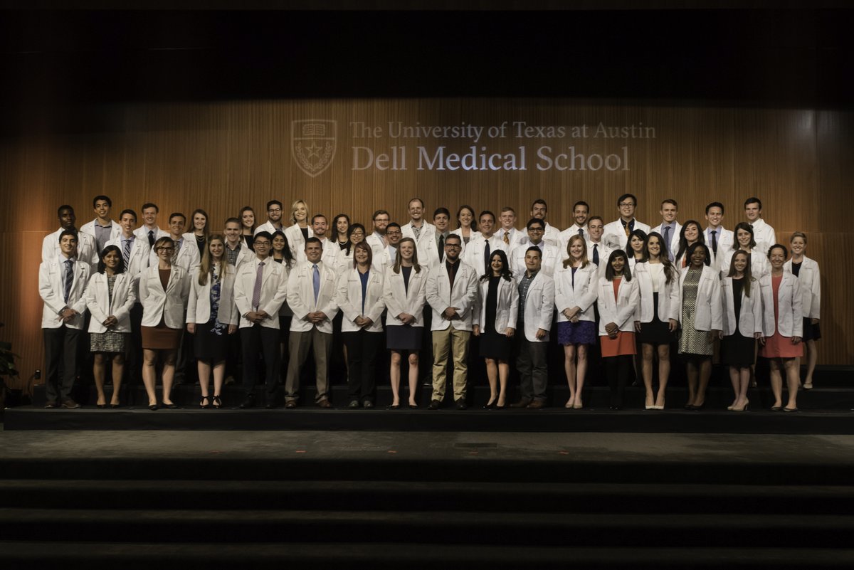 DellMedSchool's tweet photo. During #DellMedFirstClass grad. week we want to thank everyone who's made this possible. From faculty and staff to community partners, and the people of Travis County who voted us into existence. We wouldn't be here without you! https://t.co/madqjKcGy7