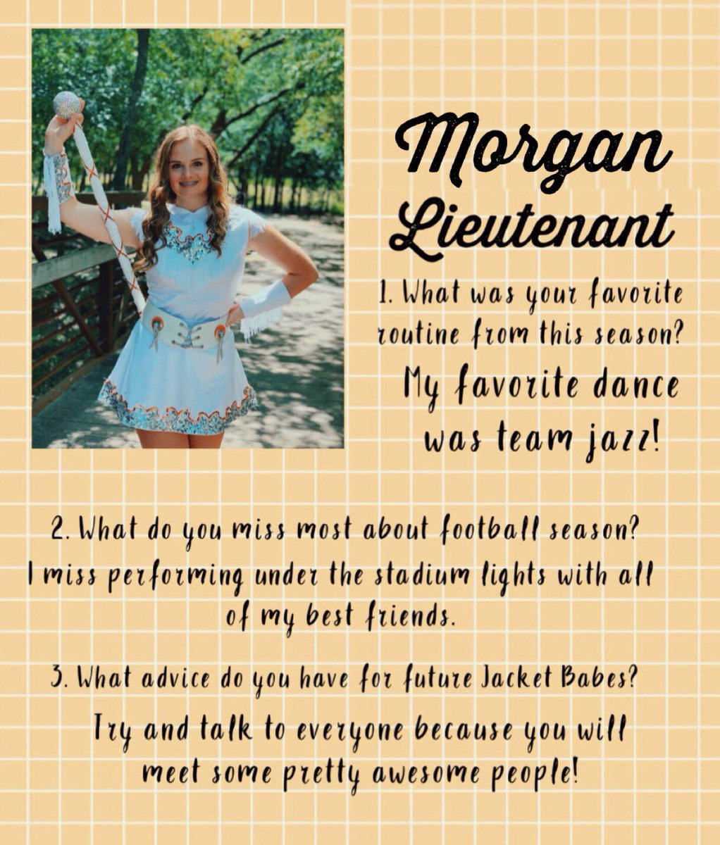 Our Tuesday Spotlight goes to our awesome Lieutenant Miss Morgan🧡