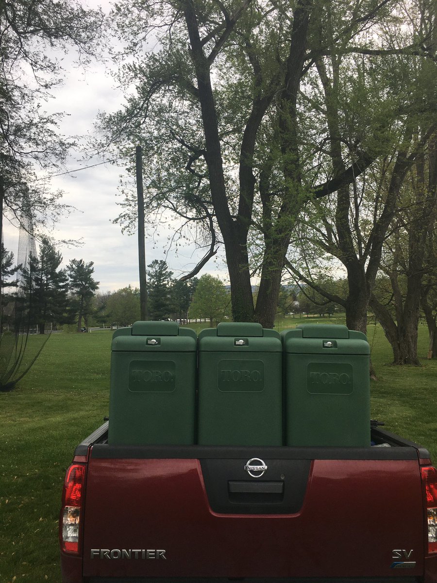 MPoundSTI's tweet photo. Another nice @ToroGolf OSMAC install by @bproctorsti, this one at Orchard Creek GC in Waynesboro, VA. Even nicer since we’re replacing those old Buckner controllers @smithturf https://t.co/drRvefPSju