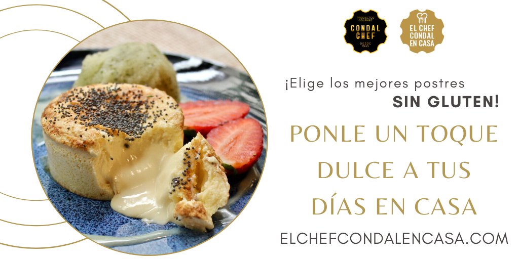 Ponle un toque dulce a tus días en casa!🍰🏠
Postres #SINGLUTEN 
en ELCHEFCONDALENCASA.COM encontrarás #postres para los más golosos de la casa😋
5% de descuento en la primera compra.
#tiendaonline #quédateencasa #covid19 #condalchef #restauracion #alimentacion #enviosgratuitos