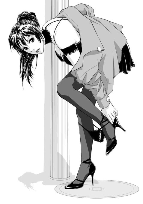 愚作「swing style」から台詞フキダシ擬音無し絵、その,15
オイラの漫画歴としては、初めての完全ペーパーレス作品
コミックスタジオでネーム〜下描き〜ペン入れ〜フォトショップで彩色〜完成までしています_φ(‾▽‾)

夏の水着エピソードですw 