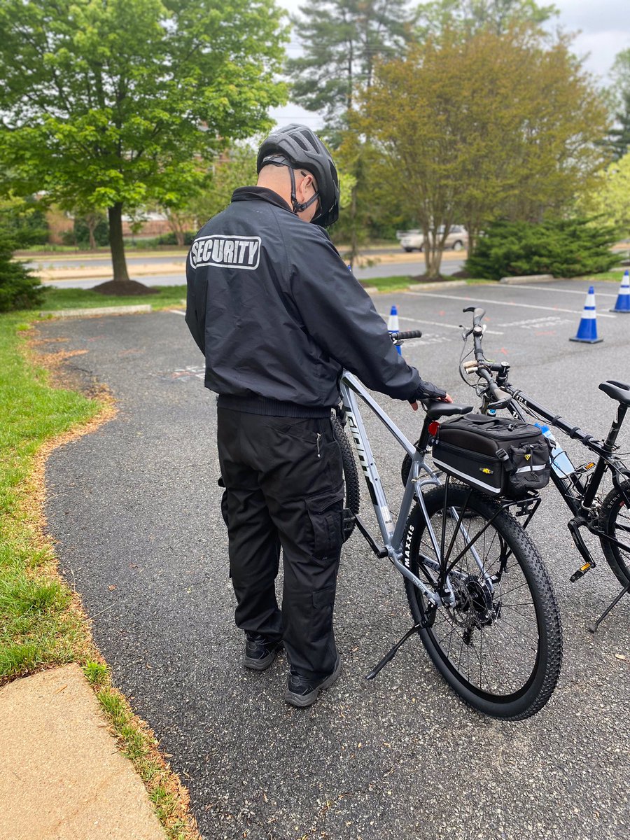 marymountsafety's tweet photo. Last week Campus Safety completed certified Public Safety Bike Training in partnership Arlington County Police and IPMBA. Looking forward to seeing you all soon and to continue to enhance safety for the Marymount community. https://t.co/Qd62RMSCvf