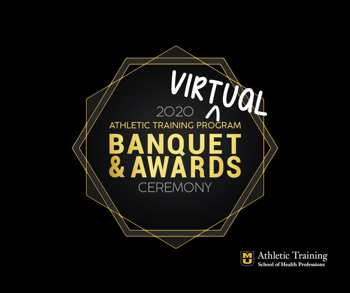 Last week we hosted our virtual awards ceremony — We will be celebrating our 2020 Athletic Training Award recipients today! @MizzouSHP