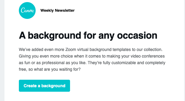 At Loud &amp; Clear, we are big fans of Canva! 🤩 In their latest newsletter, they announced that they have customizable Zoom backgrounds for FREE!

Feel free to post a picture of your new Canva background below ⬇️. We're excited to try it!

canva.com
#canva #zoom