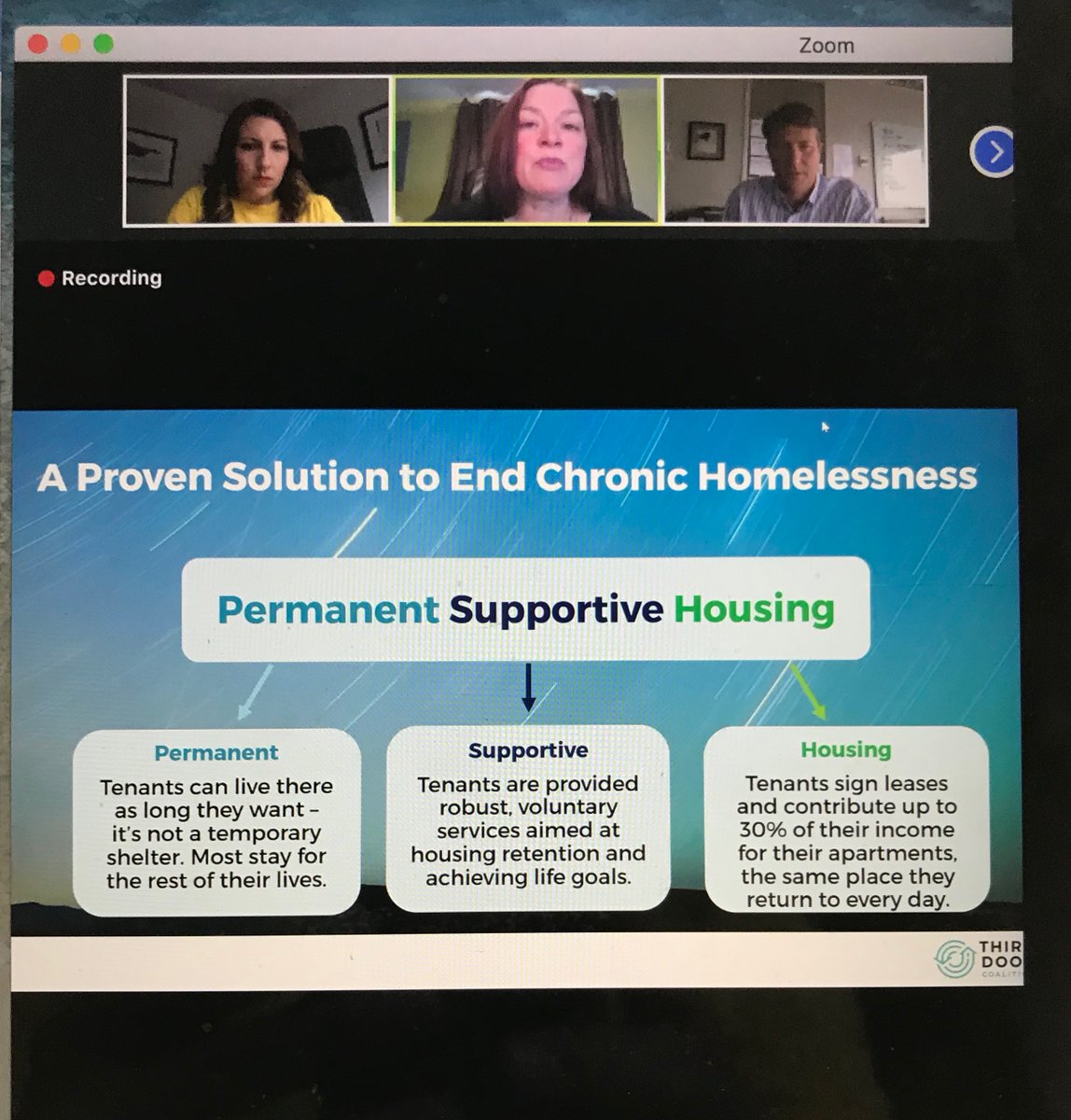 So excited to join  @thirddoorsea today to launch a framework and path to end chronic homelessness in King County through investments in the only proven solution to homelessness:  #housingfirst  https://twitter.com/thirddoorsea/status/1262125999493279744