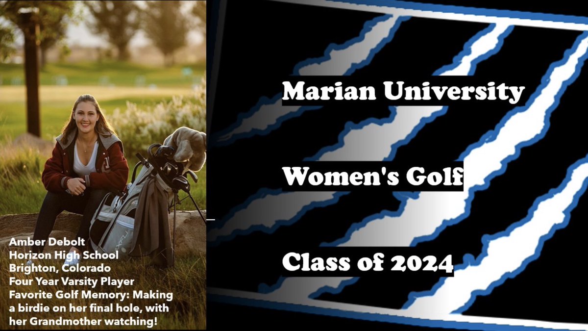 Today we start introducing our commits for the 2020 Class!! Kicking us off is Amber Debolt!!  #MarianYOU