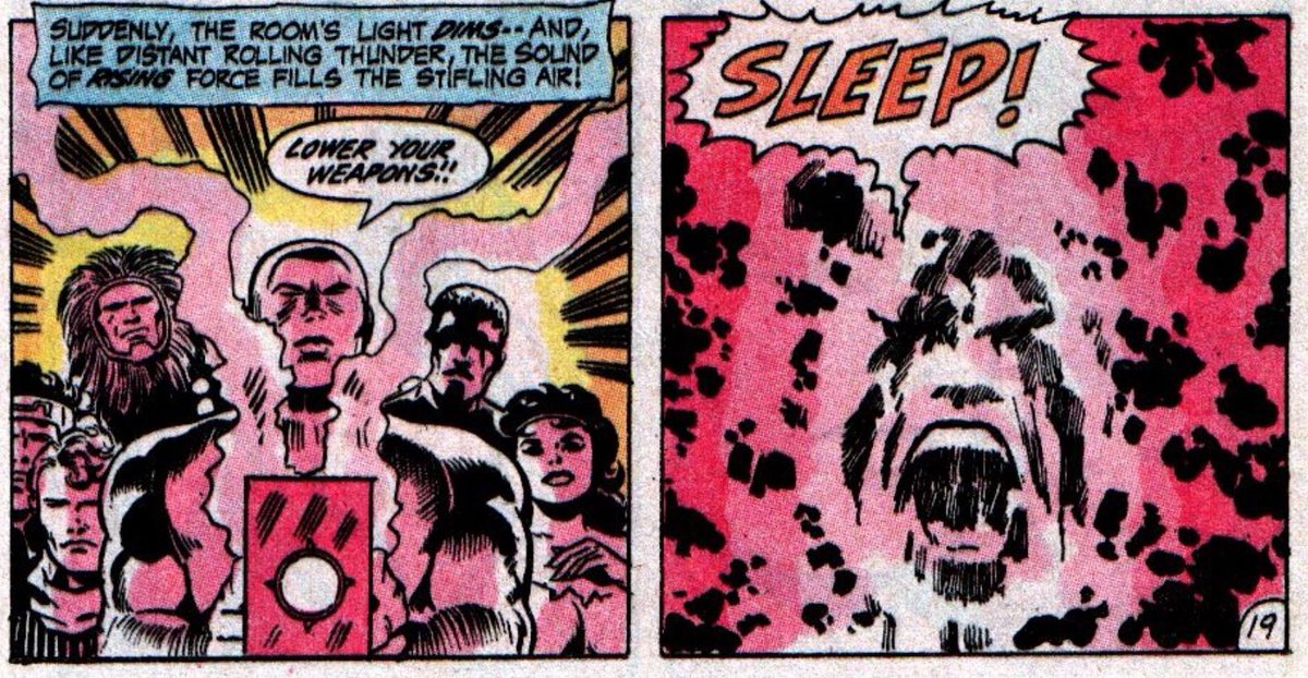 turns out the Anti-Life Equation exists, and it is in the sole possession of a Japanese man with the, ahem, unfortunate name of Sonny Sumo. We also see that Anti-Life is not just oppression, fear or manipulation, which we’ve seen darkseid has, but the erasure of will entirely