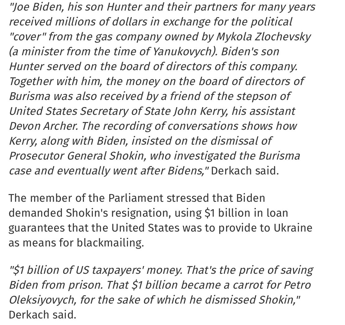 Former Pres. of Ukraine, Petro Poroshenko, Boasted to Biden That He Raised Tariffs on Ukrainian People & Makes New Conditions Contingent on Receiving $1Billion in Order for Biden & His Son to Continue Receiving Political “Cover” for Involvements in Gas Company  #Burisma