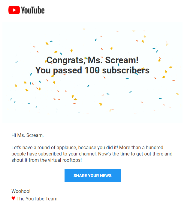 MsScreamYT's tweet photo. New milestone hit, OVER 100 SUBSCRIBERS!
I'd like to thank everyone for the continuous support because it means a lot, really. ❤︎
*Shouts from virtual rooftops*

https://t.co/oea0gim7GV https://t.co/pRrFxMpkNj