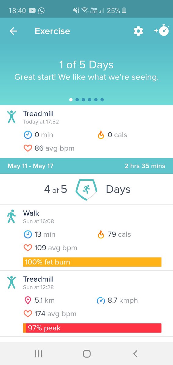 FamilyHomeProj's tweet photo. Has anyone else had issue with @fitbit not loading their exercise? @FitbitSupport help please thank you 😊 https://t.co/UaMZFimUhM