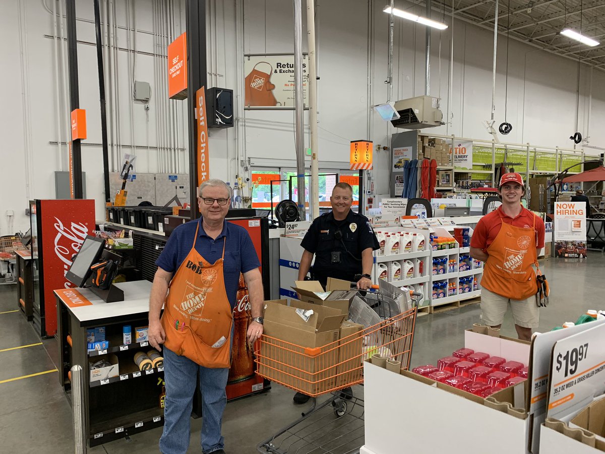 Thanks THD#3640 for supporting our local heroes #NationalPoliceWeek