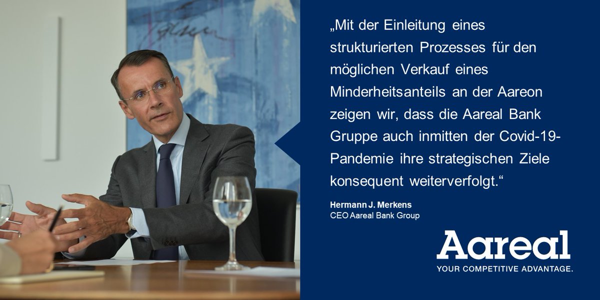 aareal's tweet photo. #Aareal Bank leitet Prozess zum Verkauf einer Minderheitsbeteiligung an der #Aareon ein. Die Aareal Bank zielt mit der möglichen Beteiligung eines Partners darauf, die Wachstumsperspektiven der Aareon weiter zu stärken: https://t.co/zPyCPdNjEJ #aareon #investoren #finanzen $ARL https://t.co/P9zoiGzwqB