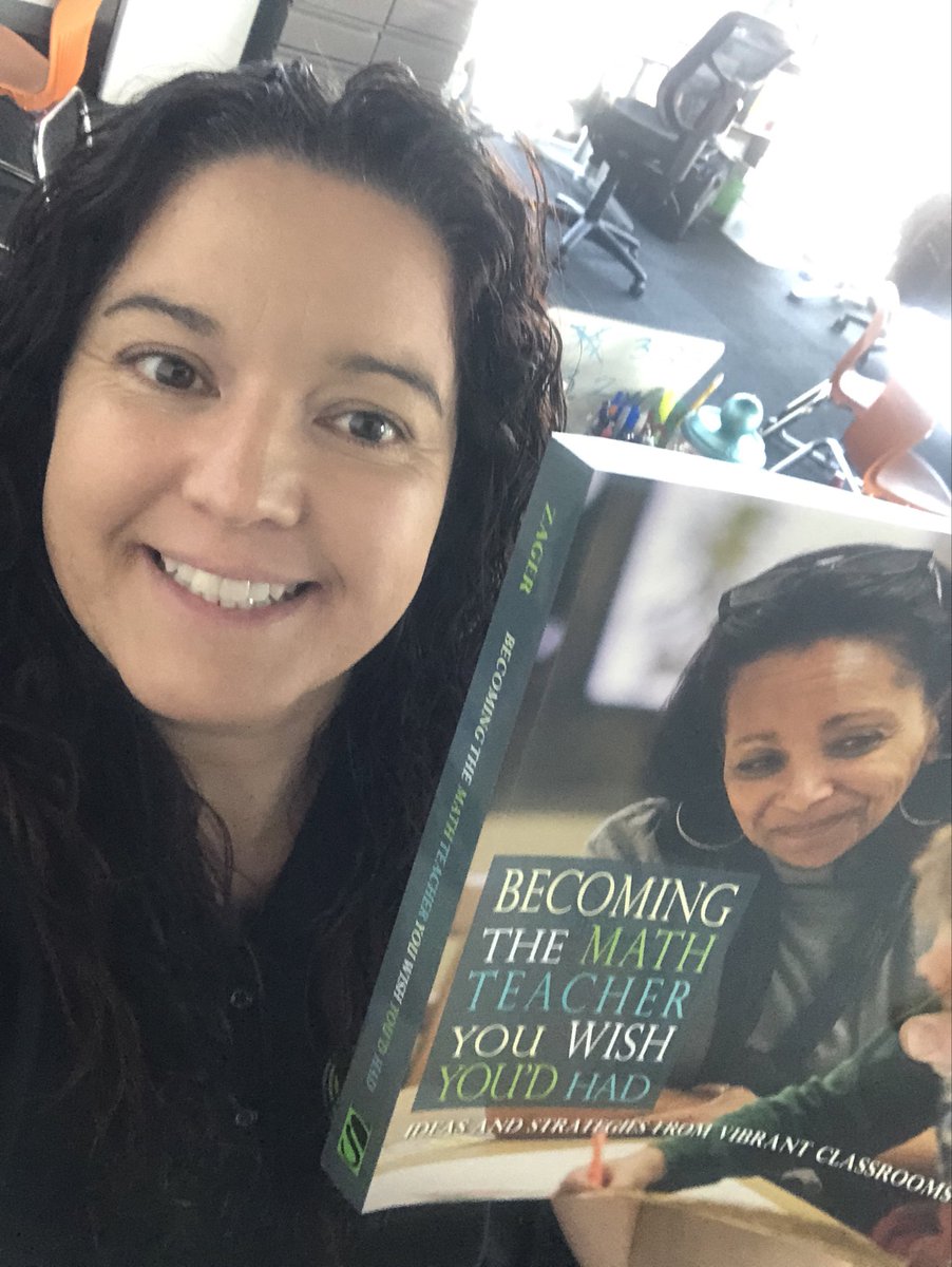 sdlocal777's tweet photo. Today is the big day— a chat with one of my favorite authors! ⁦@TracyZager⁩ 🤓😬🙌🏽 #mathisjoy https://t.co/3ilZrsomKF