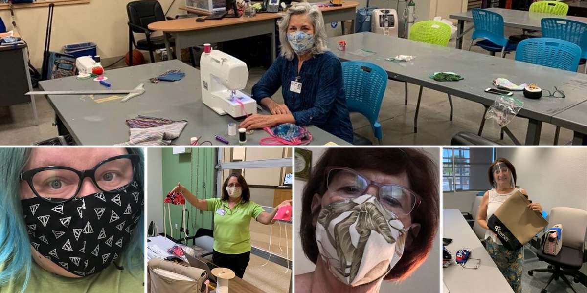 OppVillageLV's tweet photo. Thank you to many of our program services staff for making cloth face masks at home and sharing witih OV! You highlight the #OVWay Candyce F, Heather P, Angela C, and Lynda M!
#OVCares #InsideWithOV https://t.co/GO01valGg6