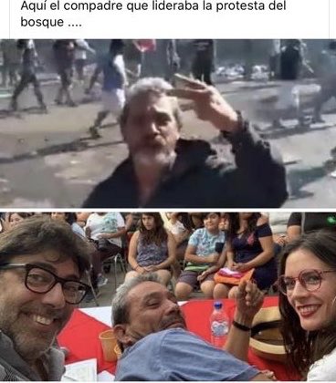 jorgeerrazuriz's tweet photo. Tiene razón el Diputado @Tono_Coloma ¡ miren la foto donde el “Coronel” de la 1era Línea está festejando con Jadue y Camila Vallejos : https://t.co/6AkZ17Hbxi