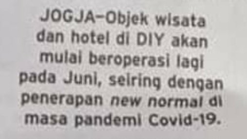 Yeah, welcome to the new normal
Dimana yang kuat yang bertahan