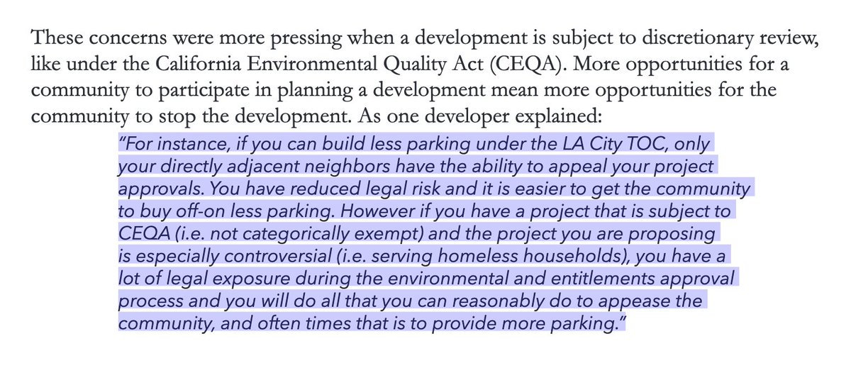 9/ Stangl also spent a number of pages interviewing developers about parking policy which contains some enlightening quotes (I love the egg analogy)