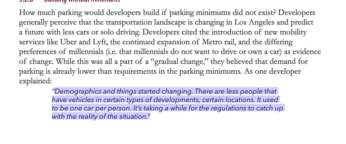 9/ Stangl also spent a number of pages interviewing developers about parking policy which contains some enlightening quotes (I love the egg analogy)