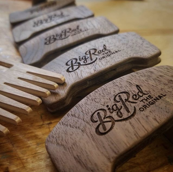 Quality products start with quality materials. Solid American Black Walnut scales and custom laminated Maple and Cherry comb bodies all work together in harmony to create a quality wooden comb.