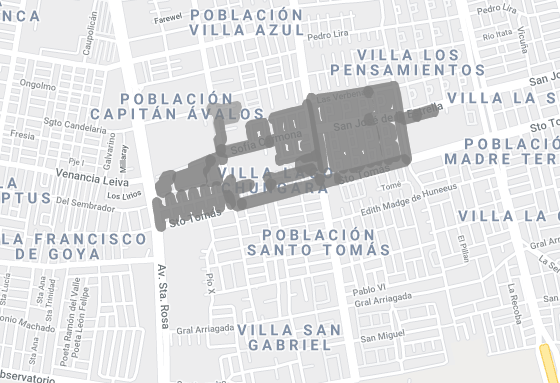 [14:15] Informamos #CorteDeEnergía en sector desde Capitán Avalos hasta Santo Tomás de la comuna de La Granja. Actualizaremos avances por este medio. Si lo deseas, puedes enviarnos #LUZ por mensaje interno para realizar un reporte por la falta de suministro eléctrico.