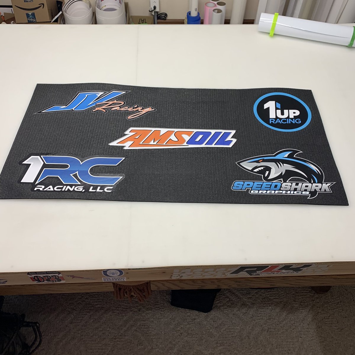 SpeedSharkG's tweet photo. CUSTOM RC PIT MATS by SpeedShark Graphics - Start at $40 - 330-807-5261 - also could be a Yoga Mat
.
.
#teamspeedshark #speedsharkgraphics #rccars #rc #rchobby #traxxas #rccar #rclife #rcracing #radiocontrol #rctrucks #rcoffroad #rcdrift #trx #rctruck #scx #rccommunity #offroad https://t.co/M1gCU4xuYk