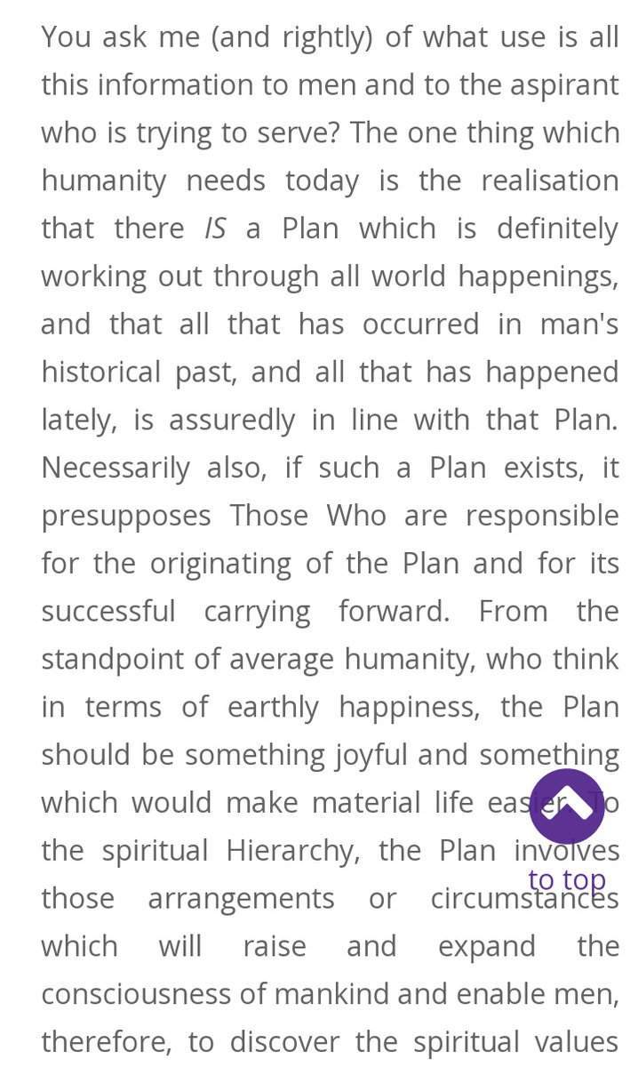 24. "Trust the Plan"But what plan?Taken from the Occult book "Externalization of the Hierarchy"