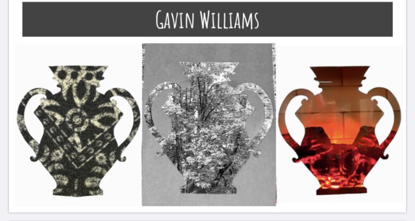 NBCceramics's tweet photo. 3D Art students are exploring textures by using the negative space of paper cut outs of pots. https://t.co/QTEP9i4keS